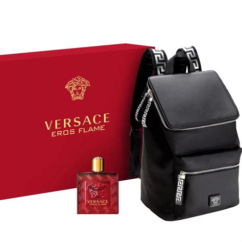 versace sampler set - Versace gift set with backpack.